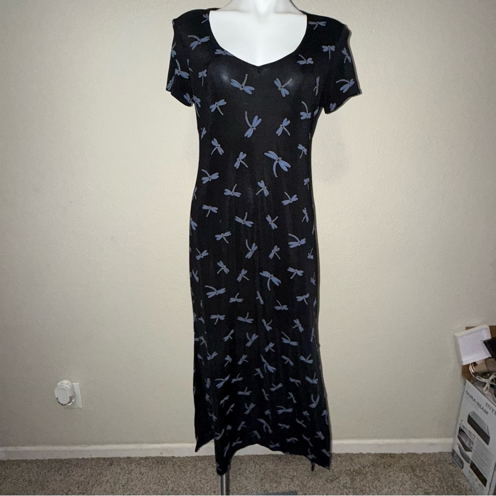 Vintage 90s black dress